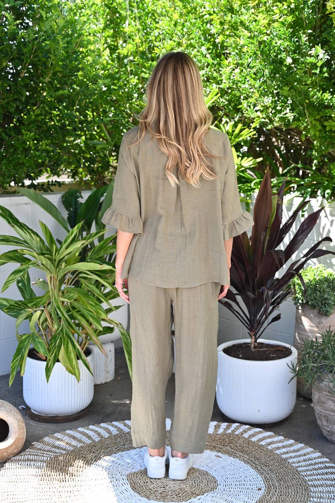 Linen Pants Khaki