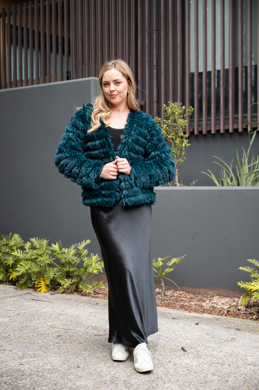 Satin Black Skirt
