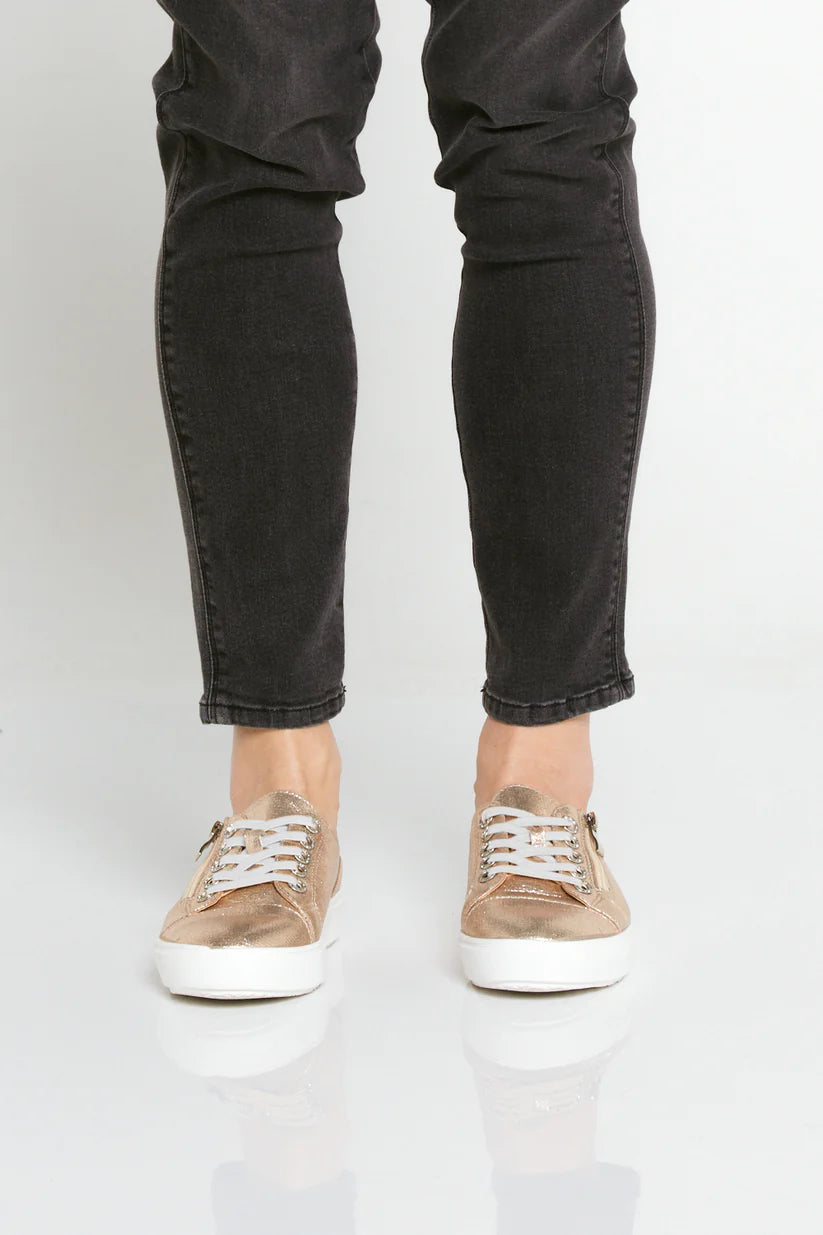 Gold Sneakers