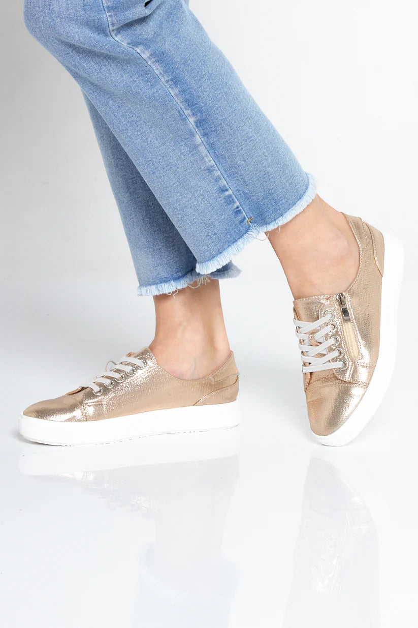 Gold Sneakers