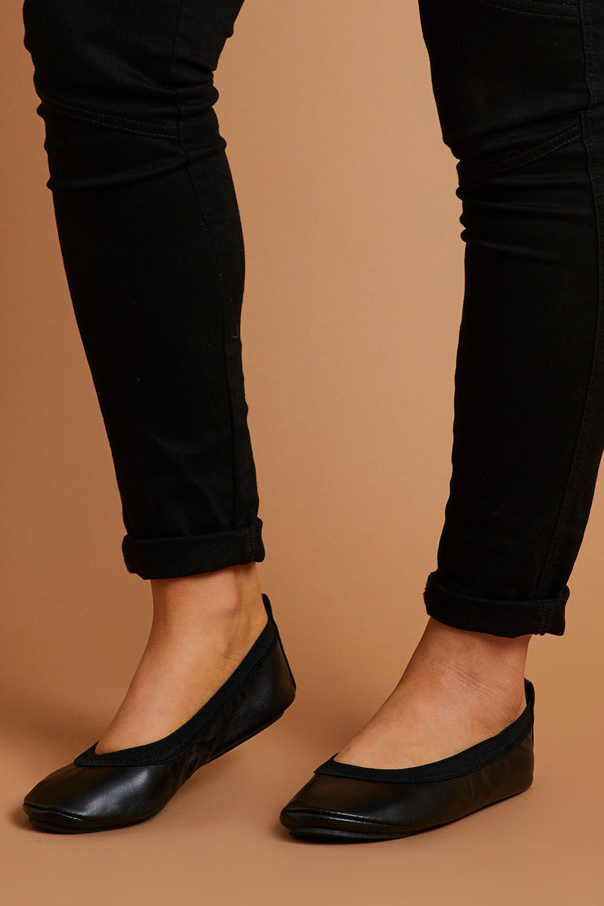 Secret Weapons Fold Up Flats - Black