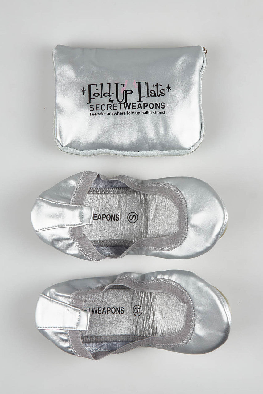 Secret Weapons Fold Up Flats - Silver