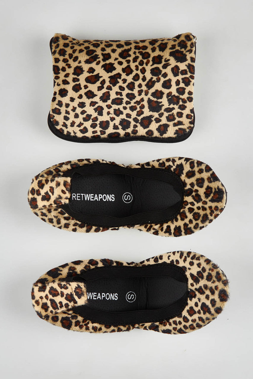 Secret Weapons Fold Up Flats - Leopard