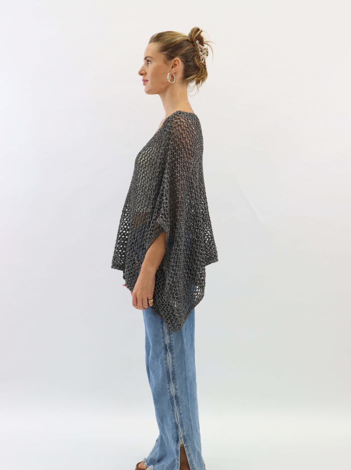 Benita Crotchet Top Black