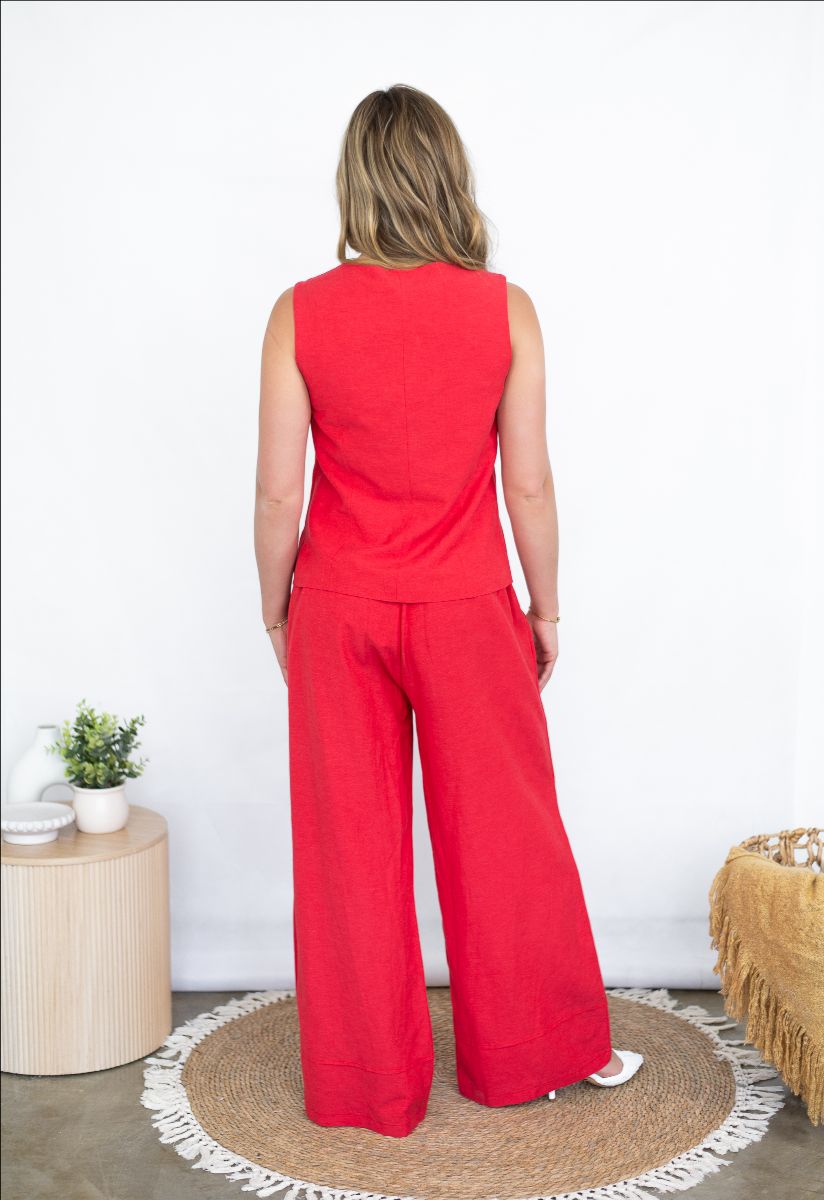 Cherry Red Vest