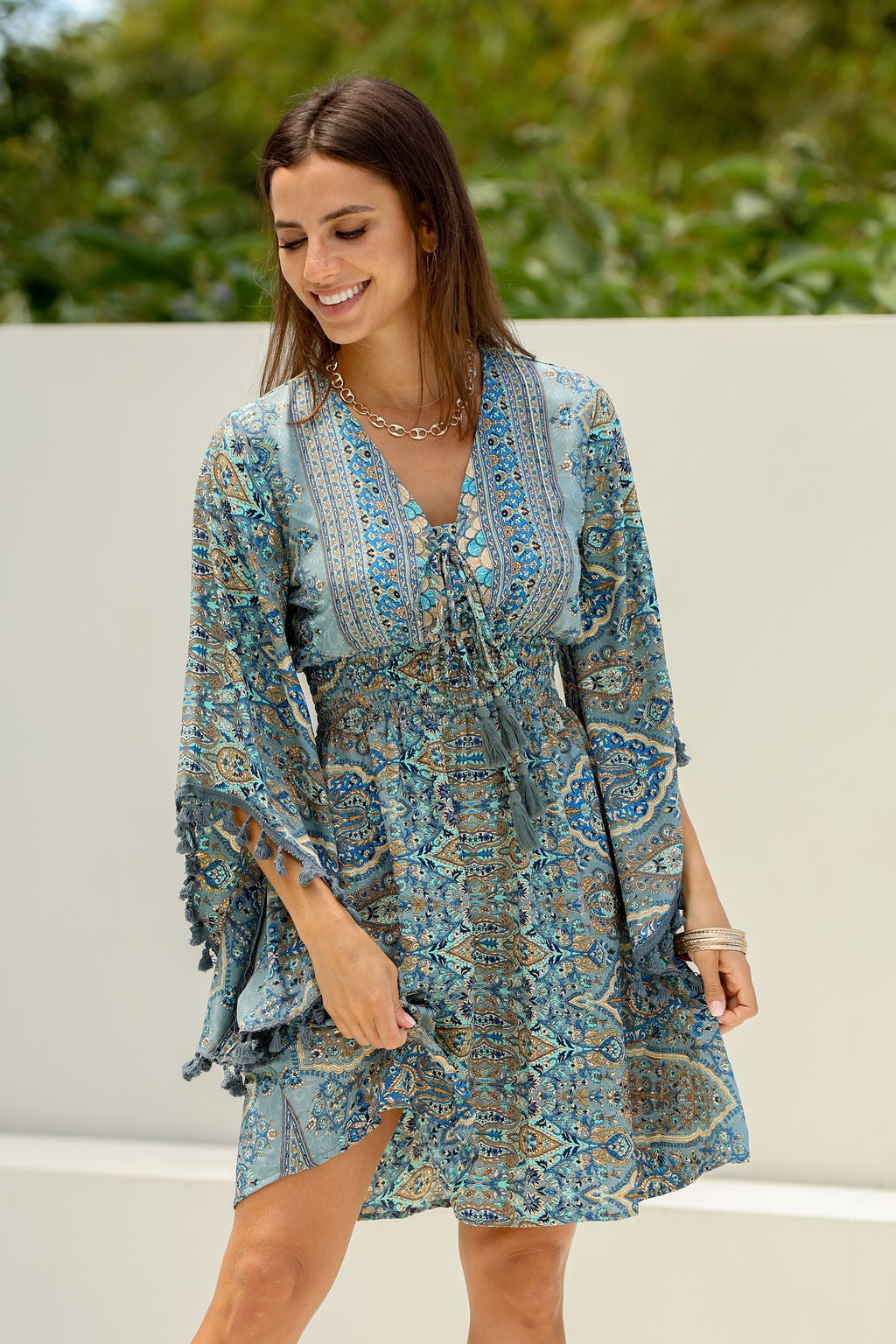 Allannah Dress - Blue