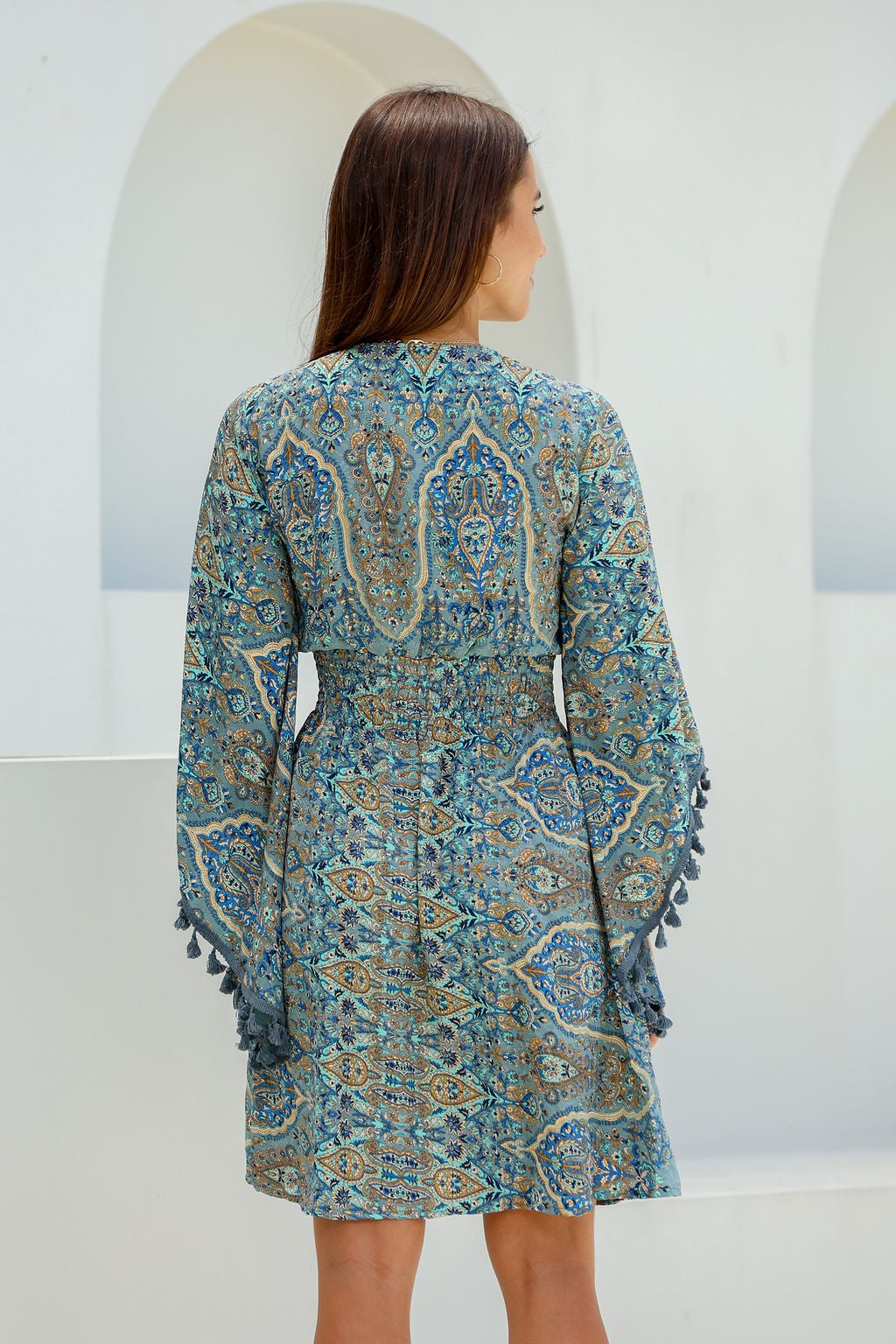 Allannah Dress - Blue
