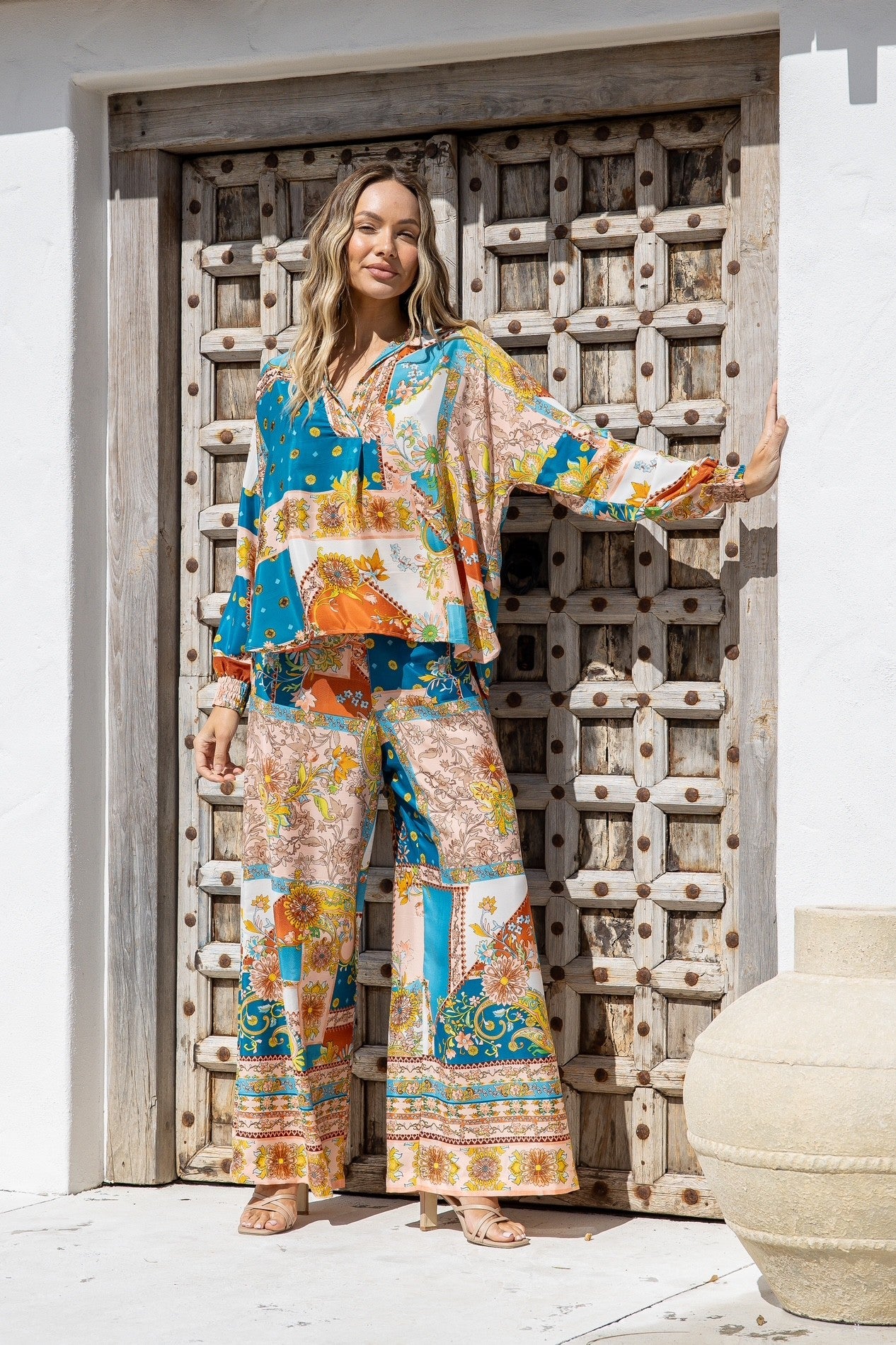 Kassia Pants - Capri Print