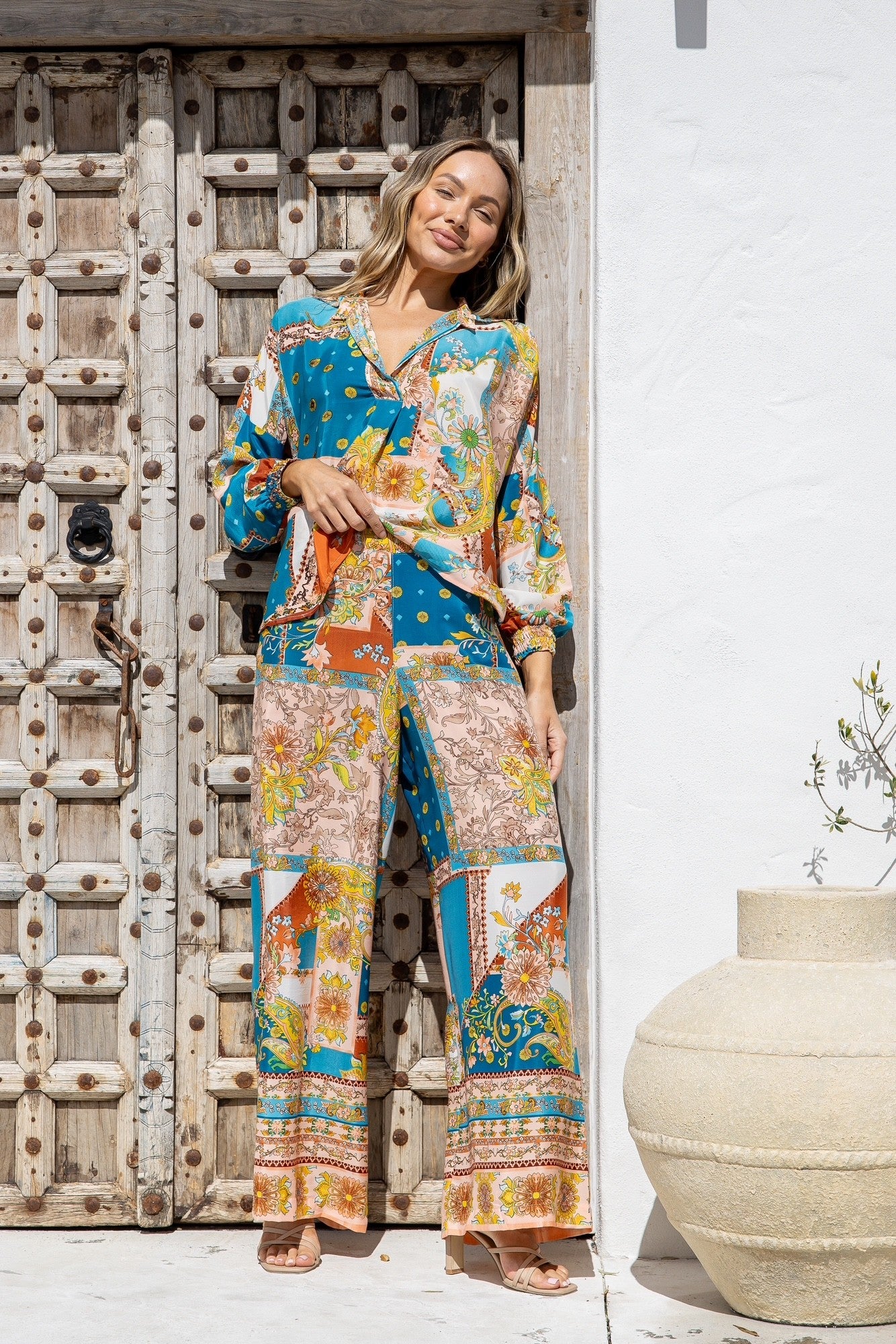 Kassia Pants - Capri Print