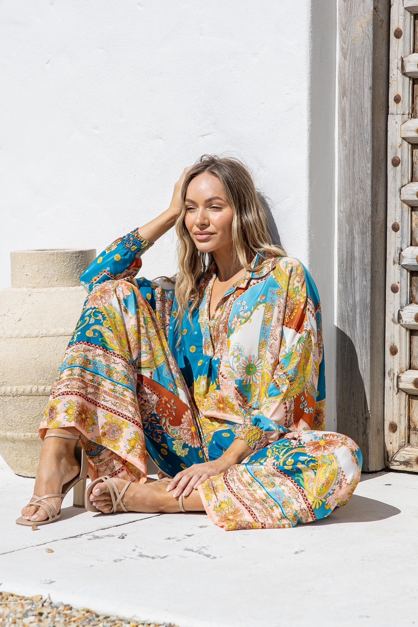 Kassia Pants - Capri Print