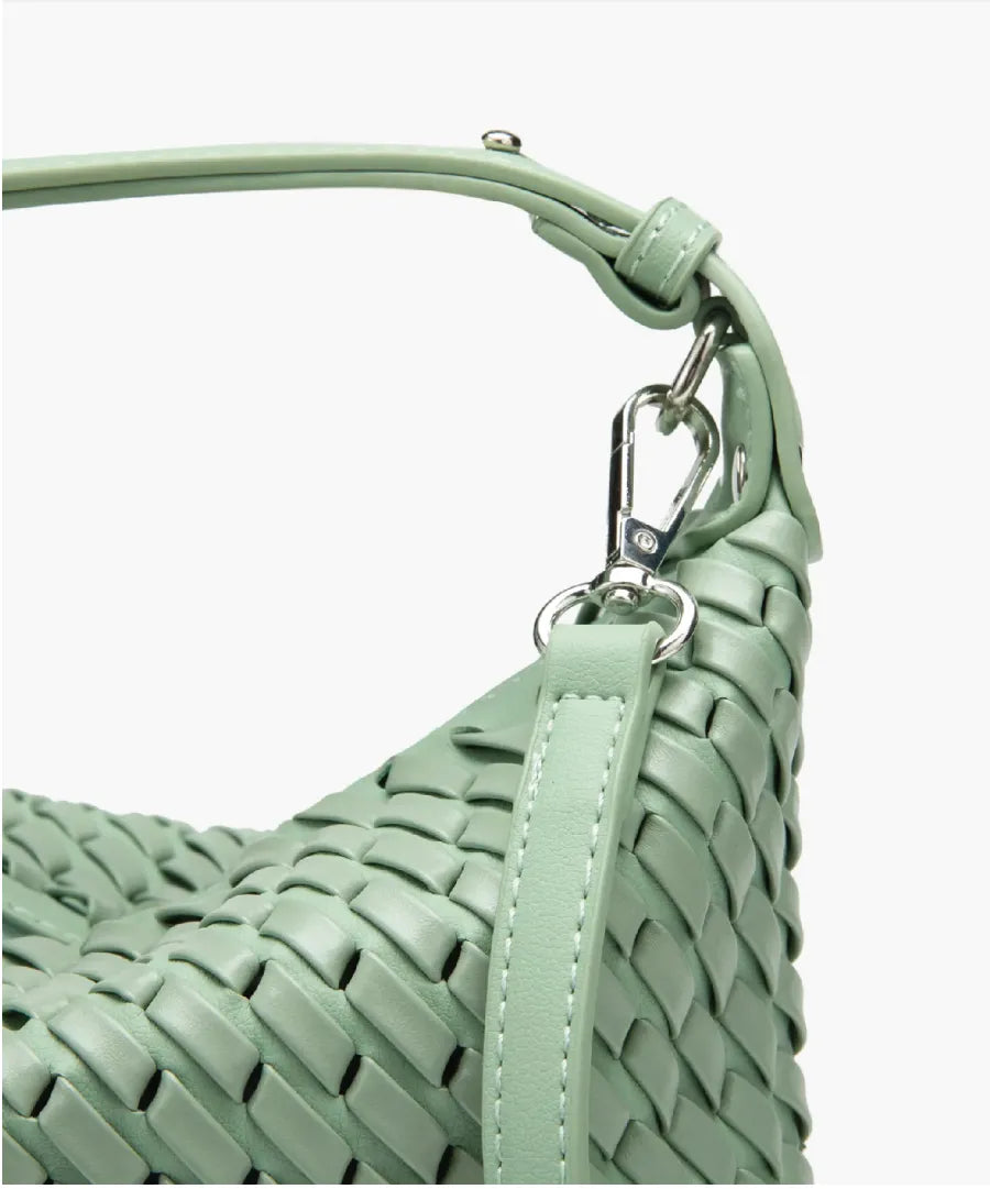 Woven Handbag - Green