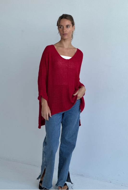 Worthier Knit - Red