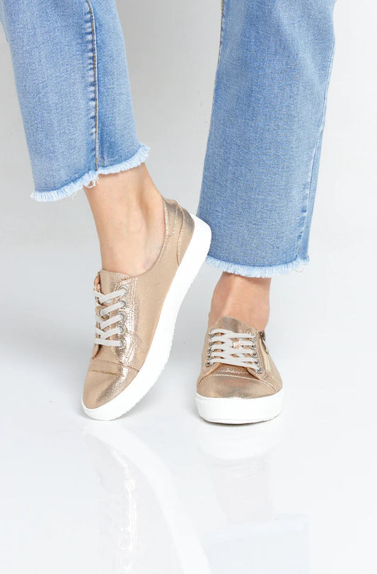 Gold Sneakers