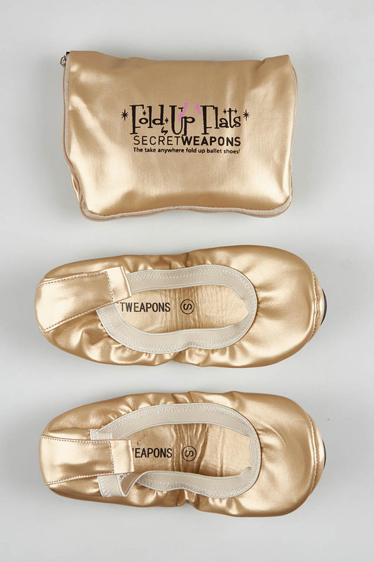 Secret Weapons Fold Up Flats - Gold