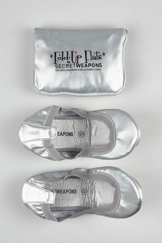 Secret Weapons Fold Up Flats - Silver