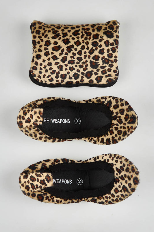 Secret Weapons Fold Up Flats - Leopard