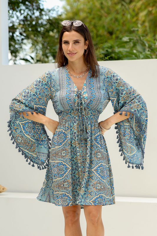 Allannah Dress - Blue