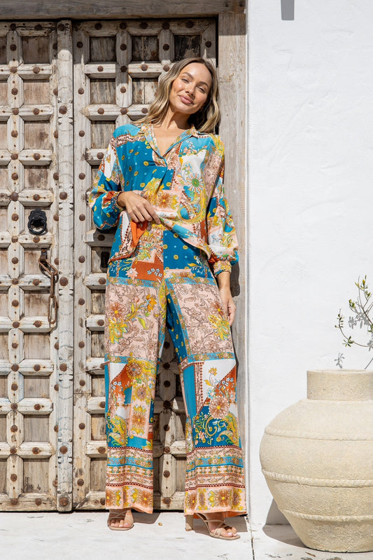 Emily Top - Capri Print